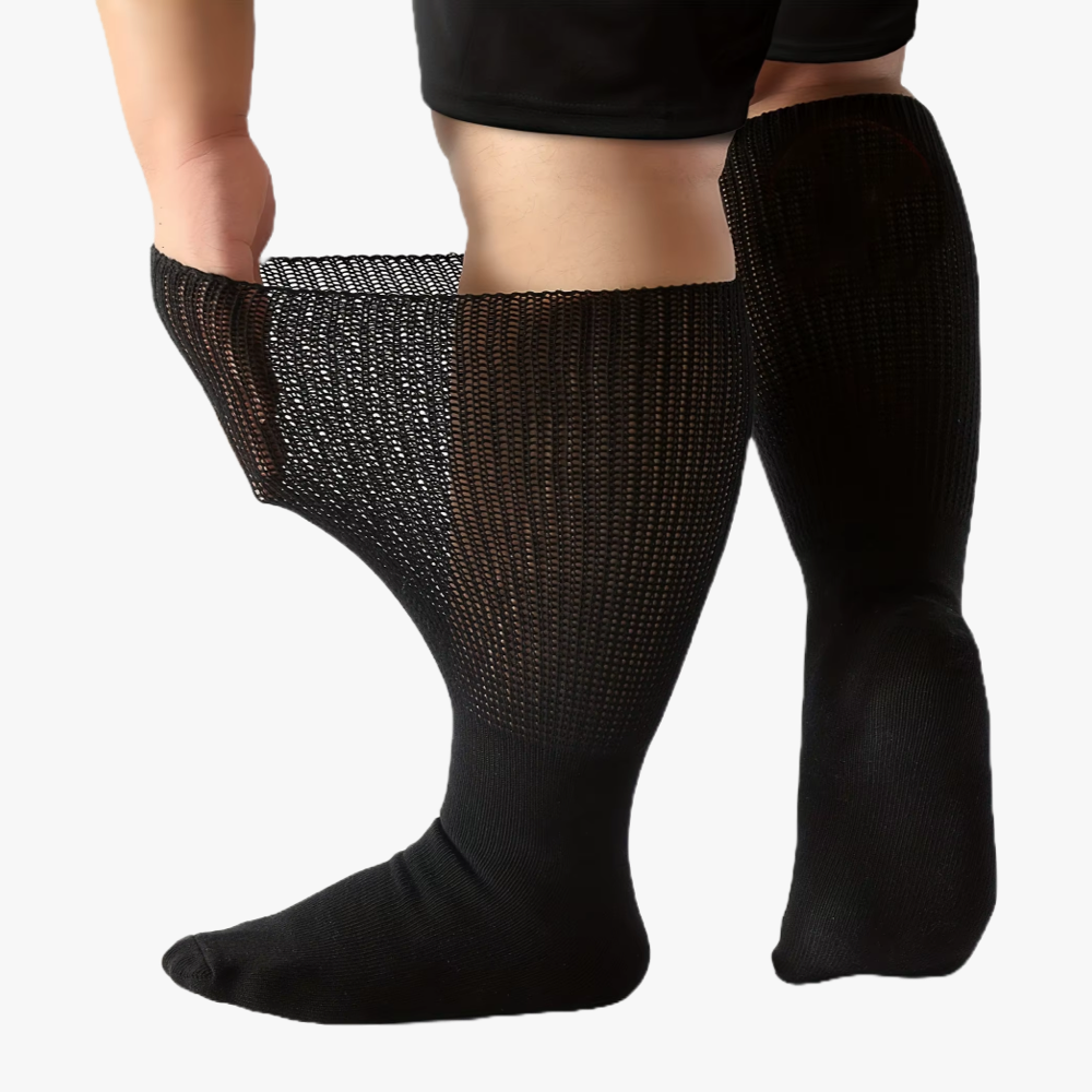 Chaussettes diabétiques extra larges et confortables