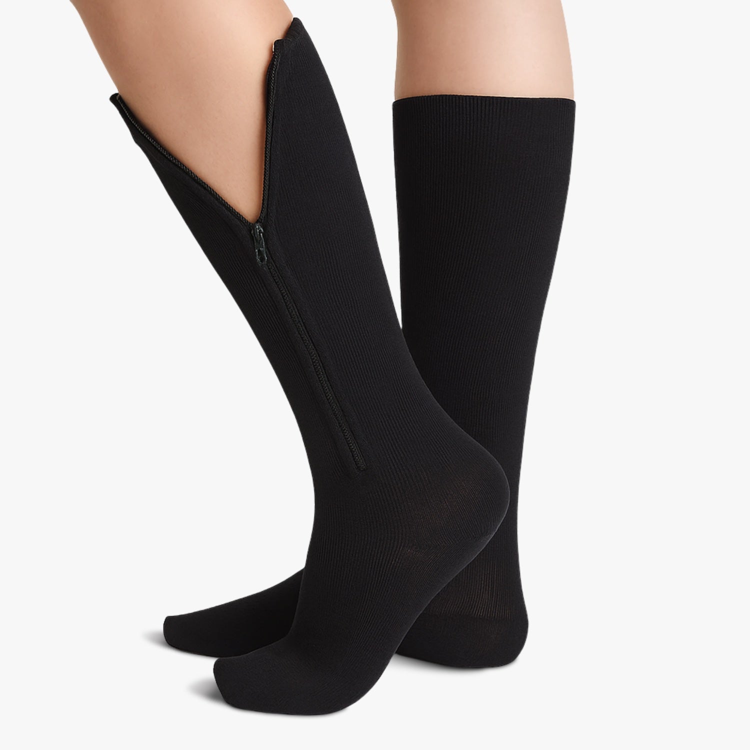 Chaussettes de contention à zip classe 2