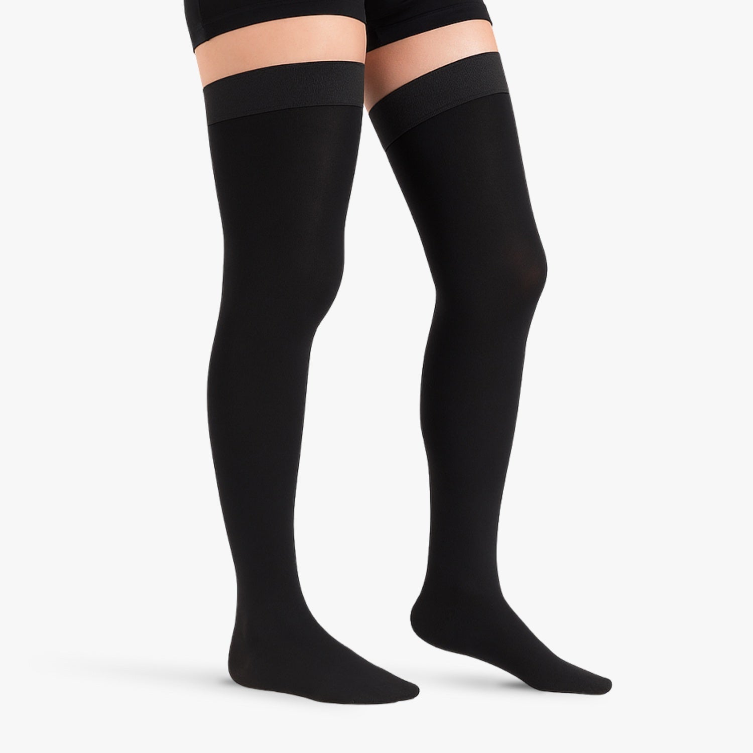 Bas de contention opaque auto-fixant Classe 2