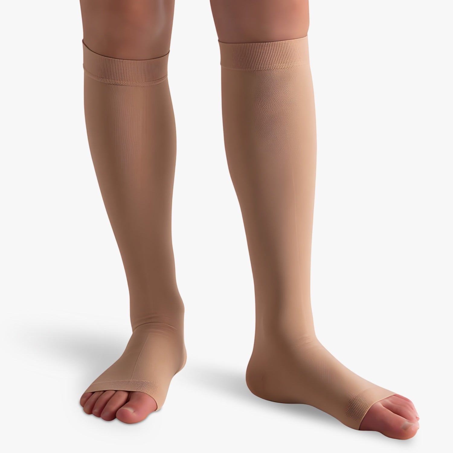 Chaussettes de contention à pieds ouverts classe 2