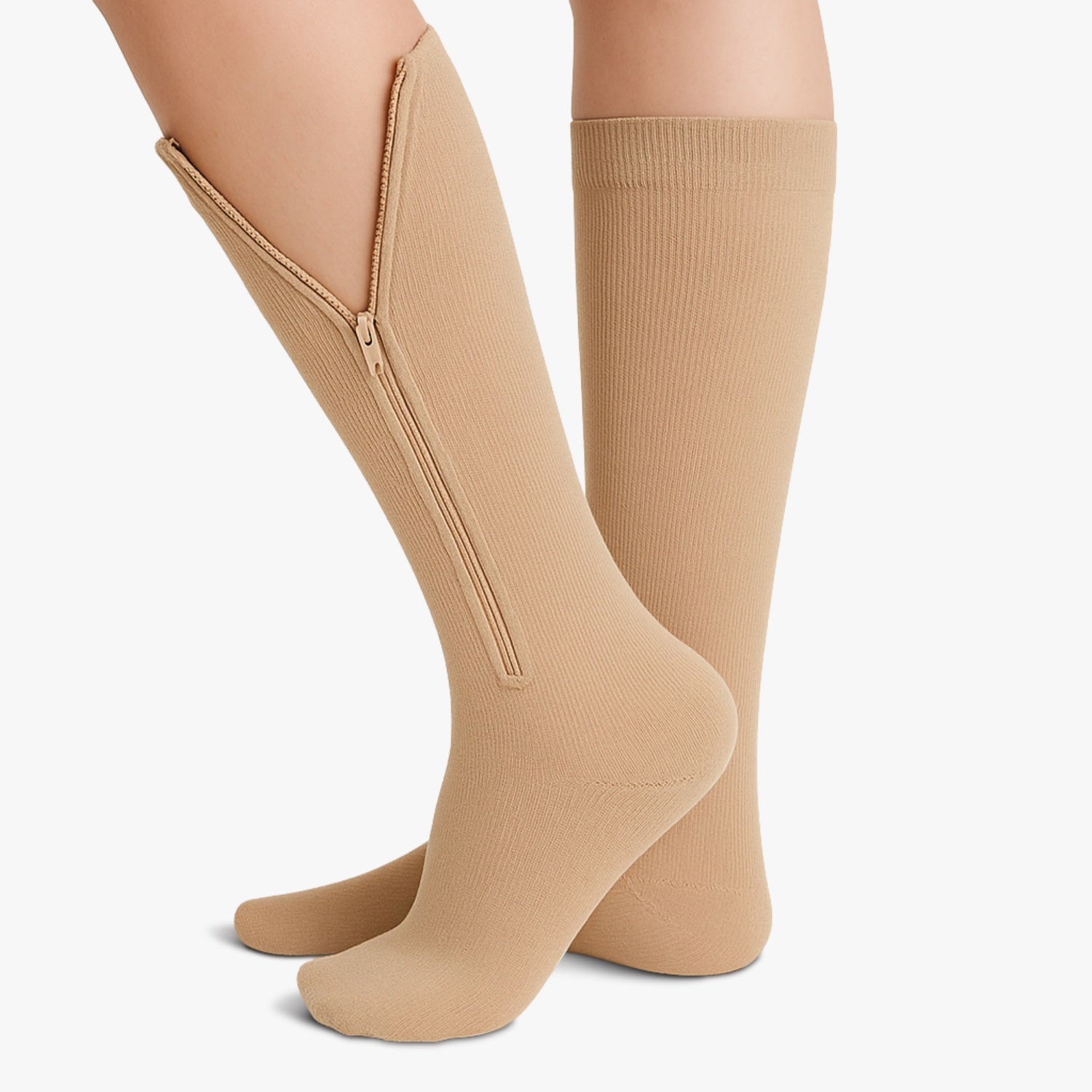 Chaussettes de contention à zip classe 2