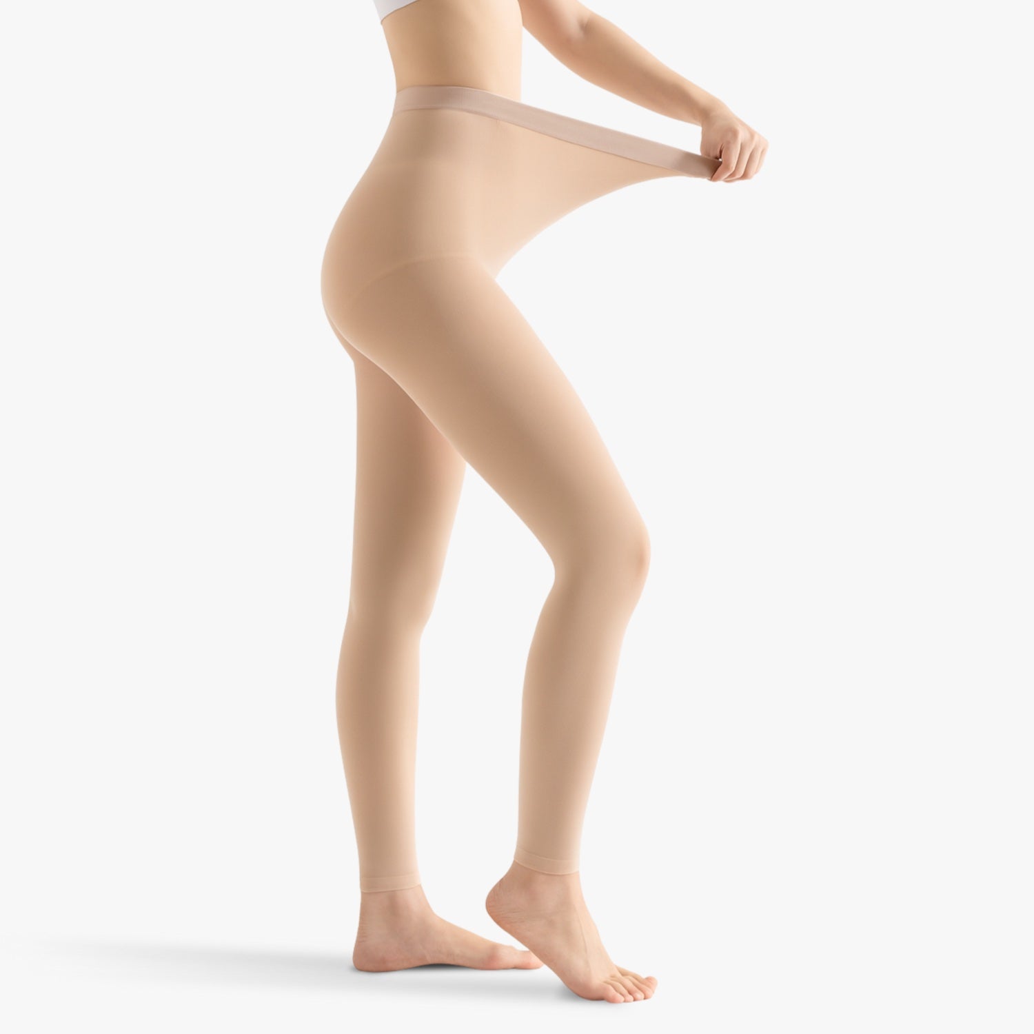 Collants de contention opaques sans pieds classe 2